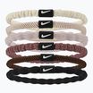 Ластици за коса Nike Flex Hair Tie 6 бр. sail/lt orewood brn/white