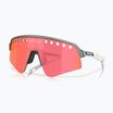 Слънчеви очила Oakley Sutro Lite Sweep матово сребърно/синьо colourshift/prizm trail torch