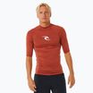 Мъжка тениска за плуване Rip Curl Waves Upf Perf S/S red