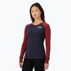 Дамска термоблуза с дълъг ръкав Mons Royale Icon Raglan cherry/ 9 iron
