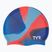 Детска шапка за плуване TYR Tiedye Silicone Multicolour Jr blue/orange