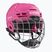 Детска хокейна каска CCM Tacks 70 Combo JR pink