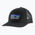 Patagonia P-6 Logo Trucker шапка черна