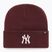 Зимна шапка 47 Brand MLB New York Yankees Haymaker dark maroon 