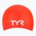 Шапка за плуване TYR Long Hair Wrinkle Free Silicone bright red