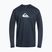 Мъжки Quiksilver Solid Streak тъмносин блейзър/бял ръкав за плуване