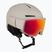 Ски каска Salomon Osmo Pro Sigma Photo light bronze met/black/poppy red