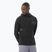 Мъжки потник за бягане Salomon Sense Aero Hybrid Half Zip Hooded deep black