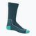Icebreaker дамски чорапи за туризъм Hike+ Light Crew green 105099