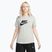 Дамска тениска Nike Sportswear Club Essentials Logo тъмно сиво, велурено/черно