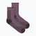 Дамски чорапи Icebreaker Merino Hike+ Ultralight Quarter grey plum/bittersweet