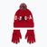 Czapka + rękawiczki dziecięce Nike Jordan Pom Beanie Set gym red
