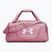 Under Armour Undeniable 5.0 Duffle M 58 l розов еликсир/бяла чанта