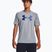 Мъжка тениска Under Armour Big Logo Fill steel light heather/black/royal