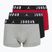 Mъжки боксерки Nike Jordan JHM Flight Cotton Trunk 3 чифта gym red/black