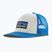 Patagonia P-6 Logo Trucker бяла / корабна синя бейзболна шапка