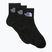 The North Face Multi Sport Cush Quarter Sock Чорапи за трекинг 3 чифта черни