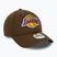 Мъжка бейзболна шапка New Era Repreve 9Forty Los Angeles Lakers dark brown