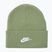 Детска зимна шапка Nike Peak oil green/white