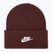 Детска зимна шапка Nike Peak burgundy crush/white