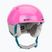 Детска скиорска каска Smith Glide Jr Mips vivid pink hearts