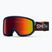 Скиорскa маска Smith Transfer S3 midnight geo alpine/red solx mirror antifog