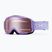 Детска скиорска маска Smith Daredevil S2 light lavender dot clouds/ignitor mirror antifog