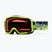 Детска скиорска маска Smith Daredevil S3 electric lime slime/green solx mirror antifog