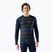 Мъжка термоактивна блуза Smartwool Merino 250 Baselayer Crew Boxed deep navy geo peaks