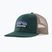 Шапка с козирка Patagonia P-6 Logo Trucker cascade green