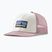 Бейзболна шапка Patagonia P-6 Logo Trucker white w/quiet violet