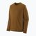 Мъжка трекинг блуза с дълъг ръкав Patagonia Cap Cool Merino Blend LS wolf brown
