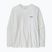 Дамска блуза с дълъг ръкав Patagonia P-6 Logo Responsibili-Tee LS fiber white