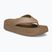 Дамски джапанки Crocs Gateway Platform milk chocolate