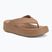 Дамски джапанки Crocs Gateway Platform milk chocolate