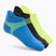 Мъжки чорапи Under Armour Dry Run Lite No Show 3 чифта синьо атлантическо/черно/отразяващо