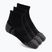Чорапи Under Armour Perf Tech Qtr 3 pack ultimate black/ultimate black/jet gray