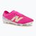 Детски футболни обувки New Balance Furon Team V8 FG pink heat/sea salt/gold metallic