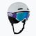 Детска скиорска каска Salomon Player Combo + очила XV Jr ice flow/ice flow mid blue