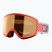 Детска скиорска маска Salomon Rio S2 cherry tomato/flash tonic orange