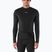 Мъжка блуза за бягане с дълъг ръкав Salomon Sense Merino Tee LS deep black