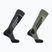 Скиорски чорапи Salomon S/Access 2-Pack anthracite/deep lichen green