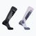 Скиорски чорапи Salomon S/Access 2-Pack anthracite/sweet lavender