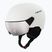 Детска скиорска каска HEAD Yuki Visor Jr marshmallow/silver/red