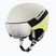Детска скиорска каска HEAD Yuki Visor Jr lime swirl/silver/red