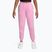 Детски панталони Nike Sportswear Studio pink rise/white