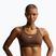 Дамски спортен сутиен Nike Swoosh Medium Support cacao wow/white