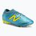 Детски футболни обувки New Balance Tekela Team V5 FG metallic blue/alkaline green
