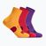 Чорапи HOKA Quarter Run Sock 3-Pack egg yolk/cerise/virtual violet