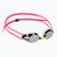 Детски очила за плуване arena Tracks JR Mirror silver/white/fuchsia
